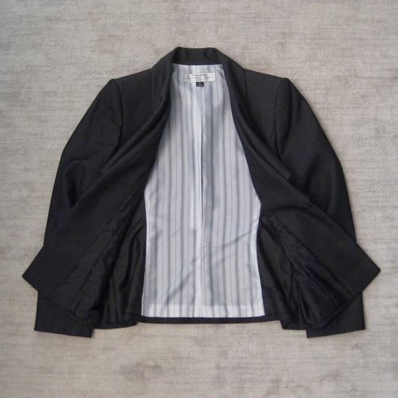 4P/AdultSmall Tahari Elegant Ruffled Blazer - Picture 2 of 8